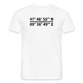 Ravensburg coordinates - Men's T-Shirt - white - Front - AI Model Male 178 dark (178cm)