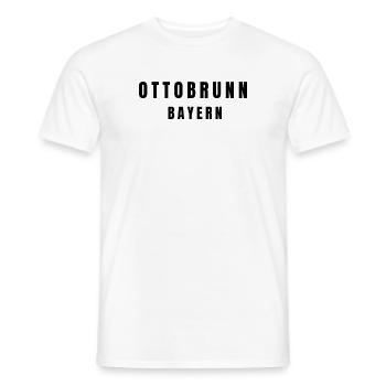 Warendorf, Rhénanie-du-Nord-Westphalie - T-shirt homme - blanc - Devant - AI Model Male 178 dark (178cm)