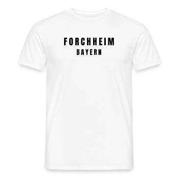 Forchheim Bayern - Männer T-Shirt - Weiß - Vorne - AI Model Male 178 dark (178cm)