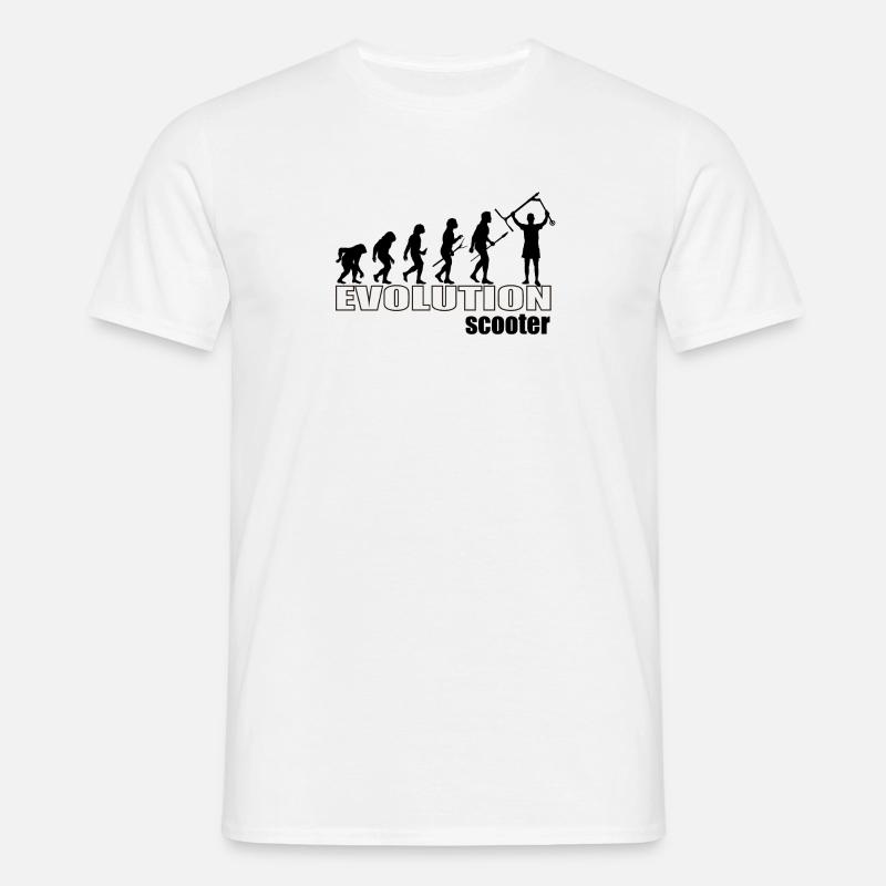 Evolution 1 - Männer T-Shirt - Weiß