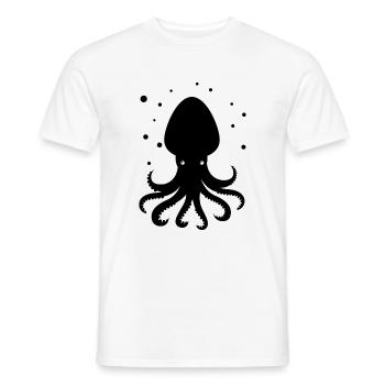 Oktopus Krake Zootier Meereswesen Tentakel - Männer T-Shirt - Weiß - Vorne - AI Model Male 178 dark (178cm)