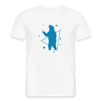 Ours - Panda Forêt Nature Liberté Sauvage - T-shirt homme - blanc - Devant - AI Model Male 178 dark (178cm)
