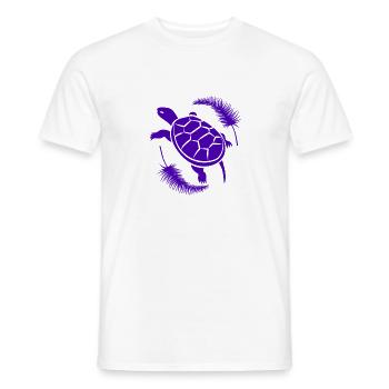 Tortue / Reptile - Reptile - T-shirt homme - blanc - Devant - AI Model Male 178 dark (178cm)