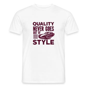 Oldtimer Auto-Veteran Autoklassiker Freiheit USA - Männer T-Shirt - Weiß - Vorne - AI Model Male 178 dark (178cm)