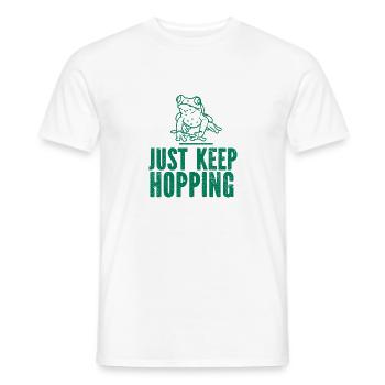 Frog - Amphibian Animal - Men's T-Shirt - white - Front - AI Model Male 178 dark (178cm)