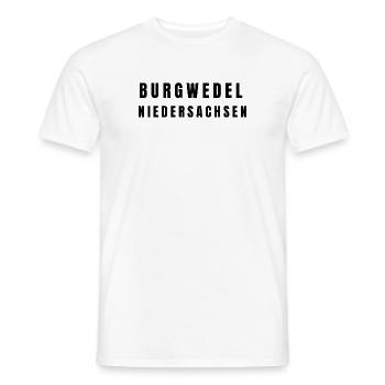 Burgwedel, Basse-Saxe - T-shirt homme - blanc - Devant - AI Model Male 178 dark (178cm)