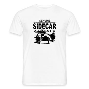 Sidecar Moto Cross - Männer T-Shirt - Weiß - Vorne - AI Model Male 178 dark (178cm)