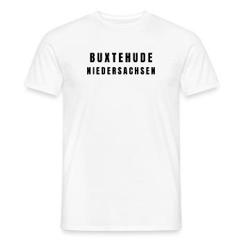 Buxtehude, Basse-Saxe - T-shirt homme - blanc - Devant - AI Model Male 178 dark (178cm)