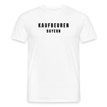 Kaufbeuren, Bavaria - Men's T-Shirt - white - Front - AI Model Male 178 dark (178cm)