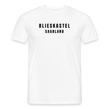 Blieskastel, Sarre - T-shirt homme - blanc - Devant - AI Model Male 178 dark (178cm)