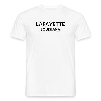 Lafayette Louisiana USA - Männer T-Shirt - Weiß - Vorne - AI Model Male 178 dark (178cm)