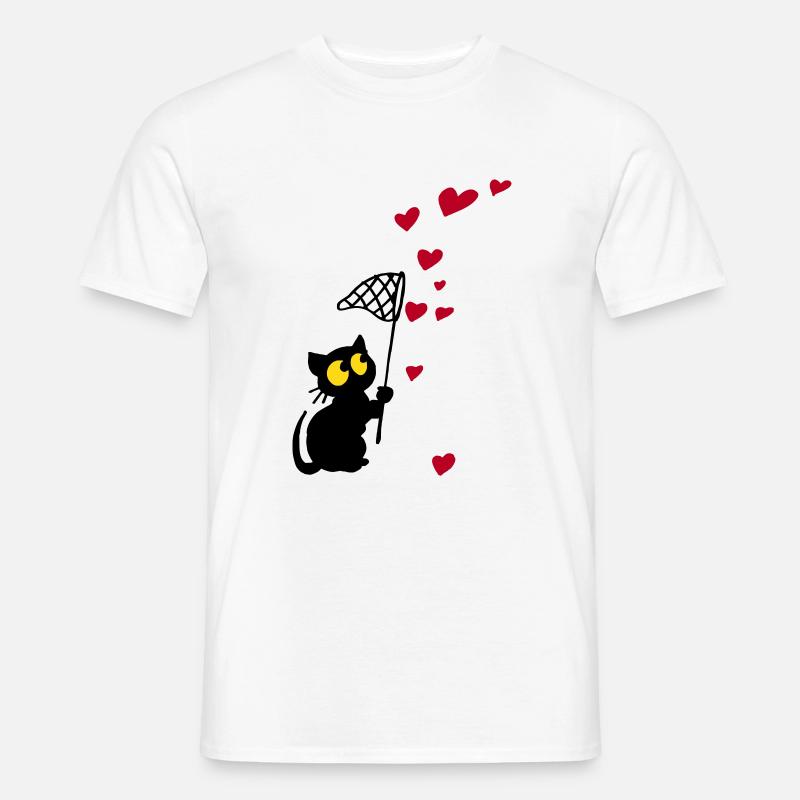 Georgie mit Herzchen - Männer T-Shirt - Weiß
