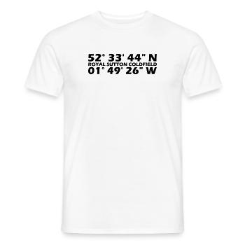 Royal Sutton Coldfield Coordonnées - T-shirt homme - blanc - Devant - AI Model Male 178 dark (178cm)