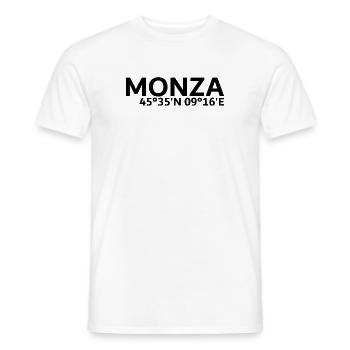 Monza coordinates - Men's T-Shirt - white - Front - AI Model Male 178 dark (178cm)