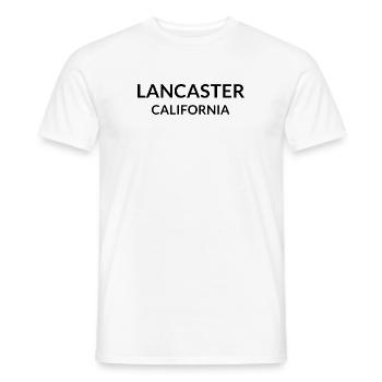 Lancaster California USA - Männer T-Shirt - Weiß - Vorne - AI Model Male 178 dark (178cm)