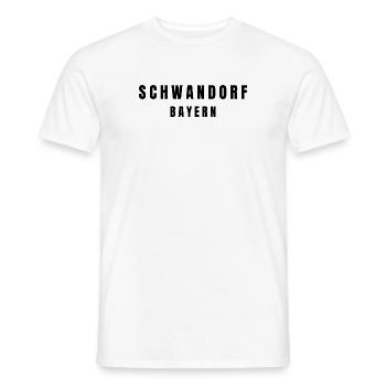 Schwandorf Bayern - Männer T-Shirt - Weiß - Vorne - AI Model Male 178 dark (178cm)