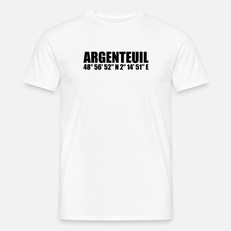 Argenteuil Coordinates - Men's T-Shirt - white