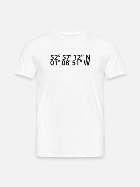 Nottingham coordinates - Men's T-Shirt - white