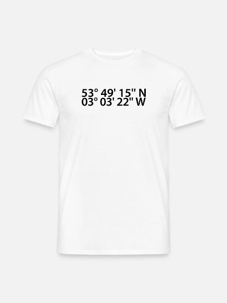 Blackpool coordinates - Men's T-Shirt - white