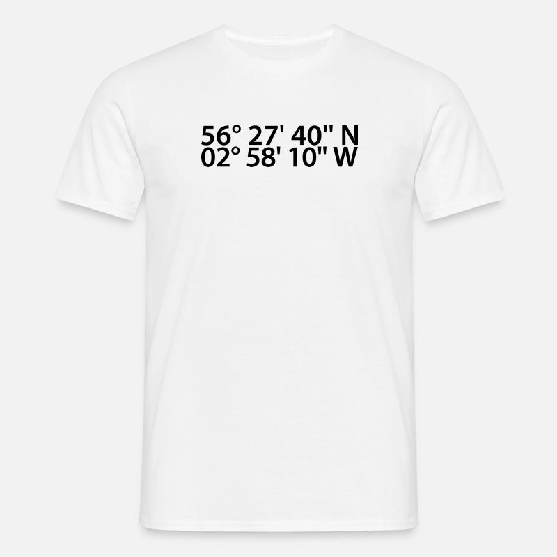 Dundee coordinates - Men's T-Shirt - white