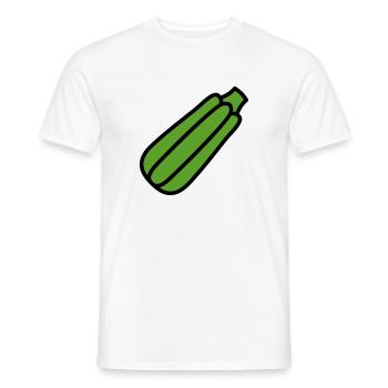 Courgette - T-shirt homme - blanc - Devant - AI Model Male 178 dark (178cm)