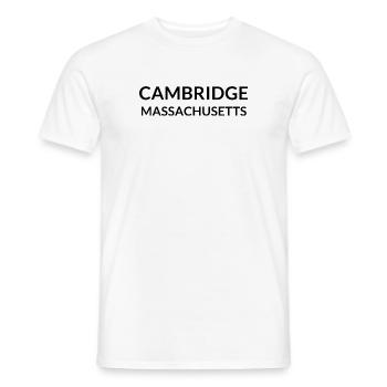 Cambridge Massachusetts USA - Männer T-Shirt - Weiß - Vorne - AI Model Male 178 dark (178cm)