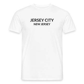 Jersey City New Jersey USA - Männer T-Shirt - Weiß - Vorne - AI Model Male 178 dark (178cm)