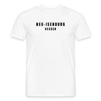 Neu-Isenburg, Hesse - T-shirt homme - blanc - Devant - AI Model Male 178 dark (178cm)
