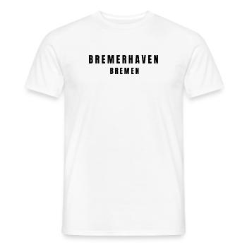 Bremerhaven Bremen - Men's T-Shirt - white - Front - AI Model Male 178 dark (178cm)