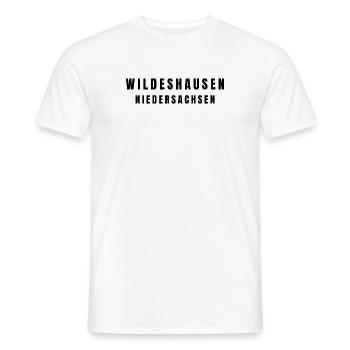 Wildeshausen, Lower Saxony - Men's T-Shirt - white - Front - AI Model Male 178 dark (178cm)