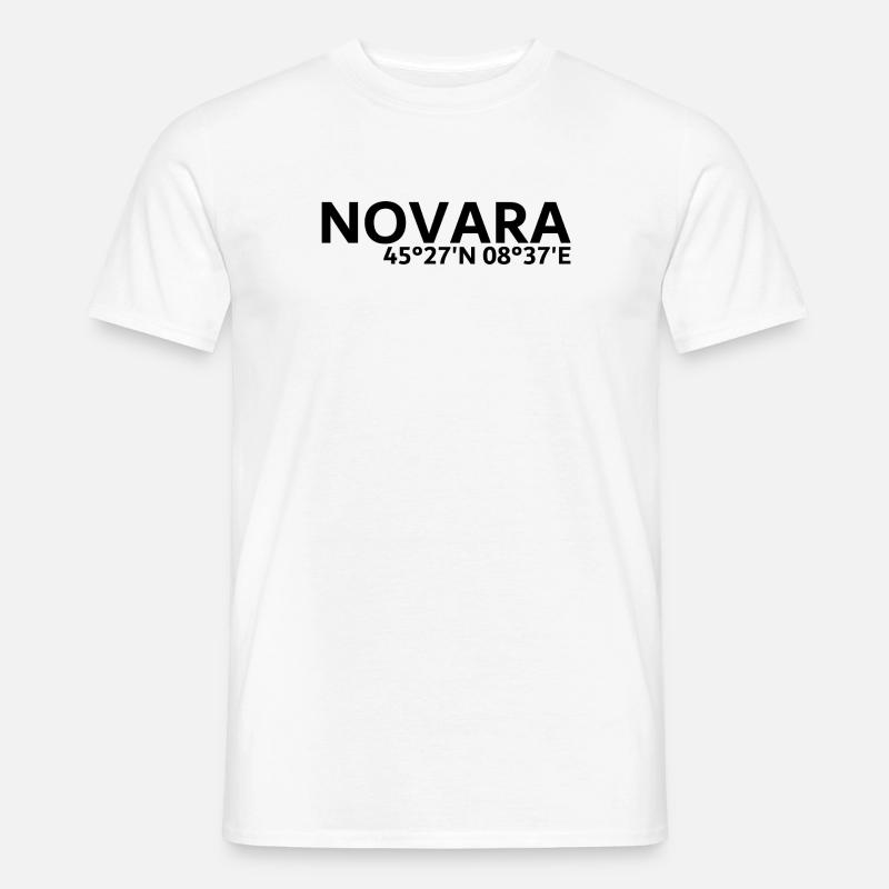 Novara coordinates - Men's T-Shirt - white