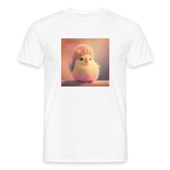 Birdie - Men's T-Shirt - white - Front - AI Model Male 178 dark (178cm)