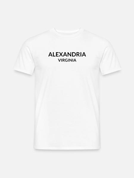 Alexandria Virginia USA - Männer T-Shirt - Weiß