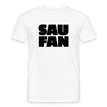 Sau Fan - Männer T-Shirt - Weiß - Vorne - AI Model Male 178 dark (178cm)
