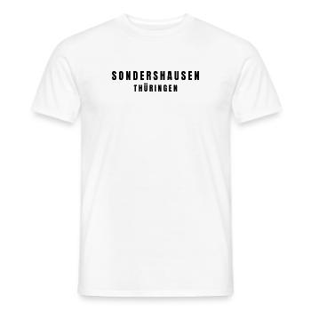 Sondershausen, Thuringia - Men's T-Shirt - white - Front - AI Model Male 178 dark (178cm)