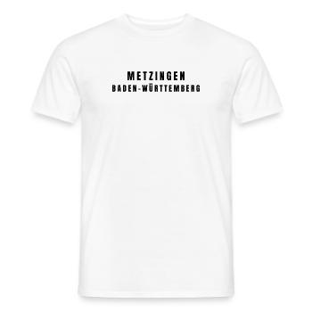 Backnang Baden-Württemberg - Men's T-Shirt - white - Front - AI Model Male 178 dark (178cm)
