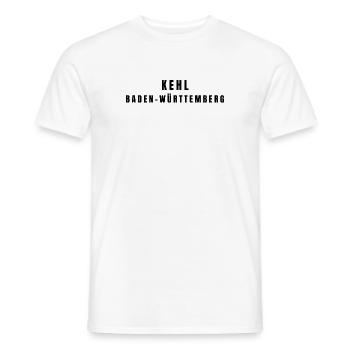 Kehl, Baden-Württemberg - Men's T-Shirt - white - Front - AI Model Male 178 dark (178cm)