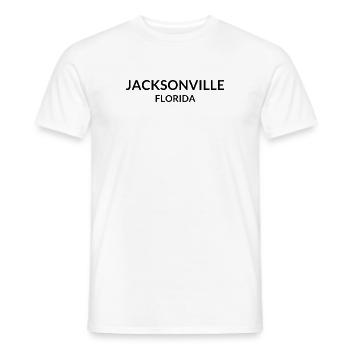 Jacksonville Florida USA - Männer T-Shirt - Weiß - Vorne - AI Model Male 178 dark (178cm)