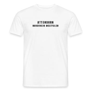 Attendorn, North Rhine-Westphalia - Men's T-Shirt - white - Front - AI Model Male 178 dark (178cm)