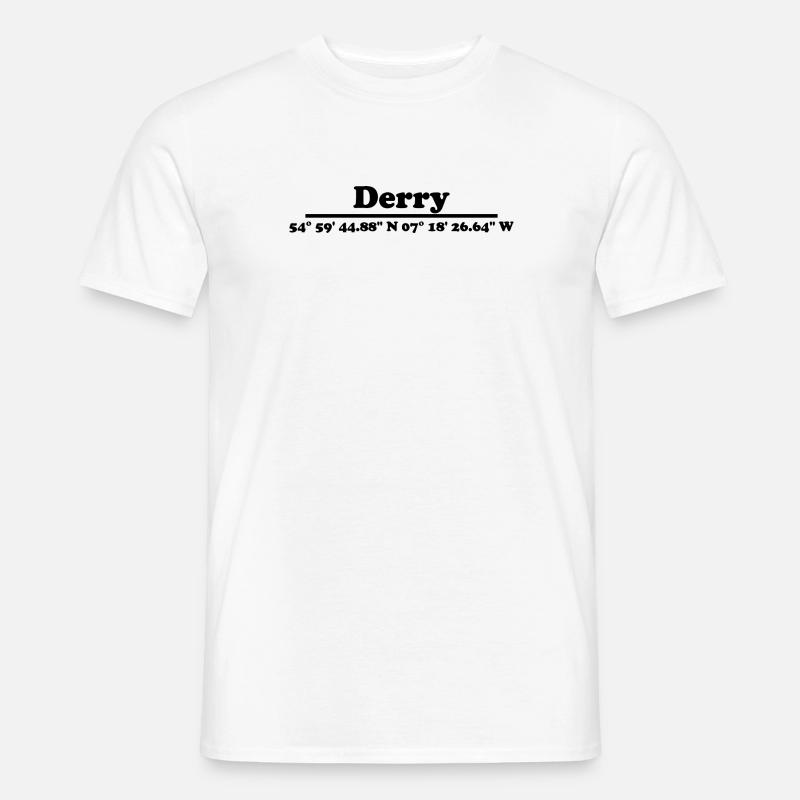 Derry coordinates - Men's T-shirt - white