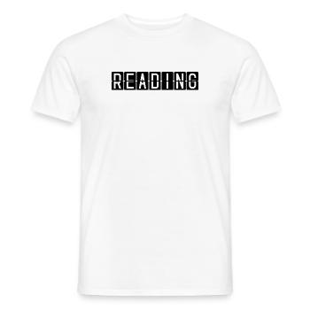 Reading Flughafentafel - Männer T-Shirt - Weiß - Vorne - AI Model Male 178 dark (178cm)