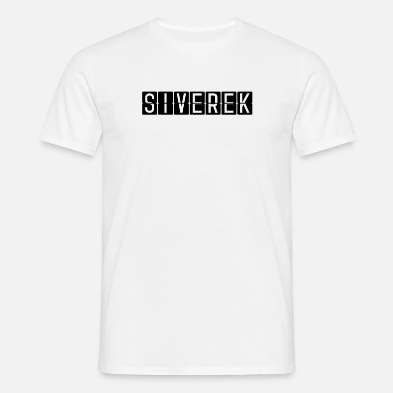 Siverek Flughafentafel - Männer T-Shirt - Weiß
