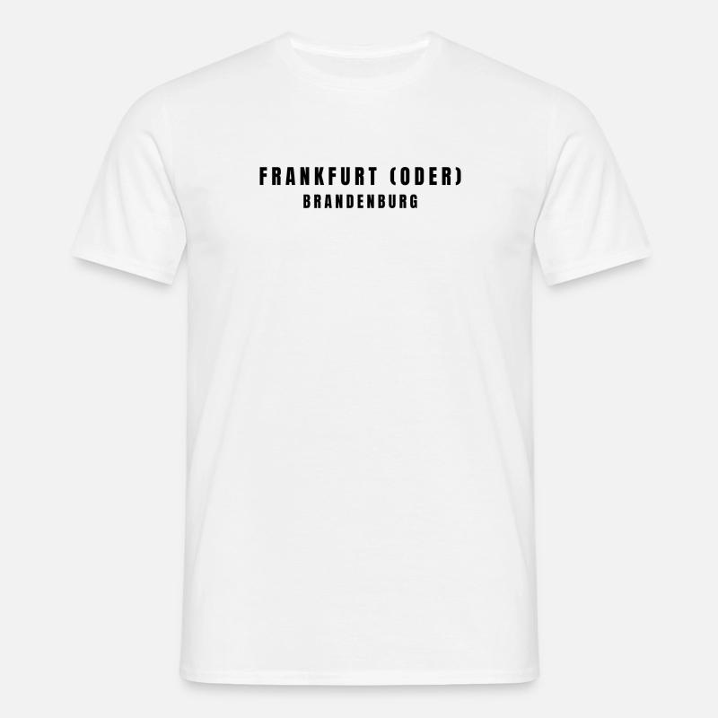Francfort-sur-l’Oder Brandebourg - T-shirt Homme - blanc
