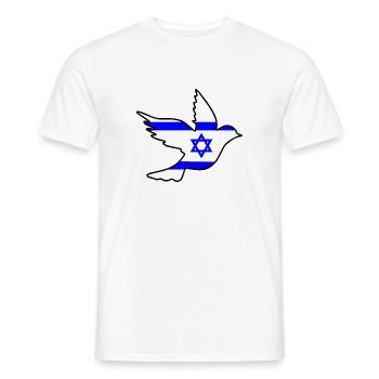 Israel - Men's T-Shirt - white - Front - AI Model Male 178 dark (178cm)
