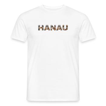 Hanau Hund - Männer T-Shirt - Weiß - Vorne - AI Model Male 178 dark (178cm)