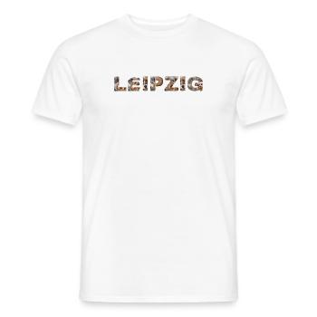 Leipzig Hund - Männer T-Shirt - Weiß - Vorne - AI Model Male 178 dark (178cm)