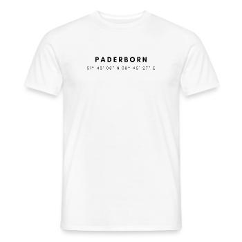Coordonnées Paderborn - T-shirt homme - blanc - Devant - AI Model Male 178 dark (178cm)