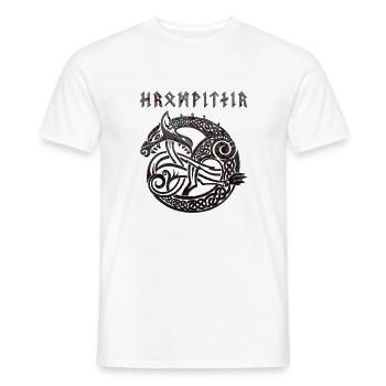 Vikings norden valhalla suède scandinavia flaga - T-shirt homme - blanc - Devant - AI Model Male 178 dark (178cm)