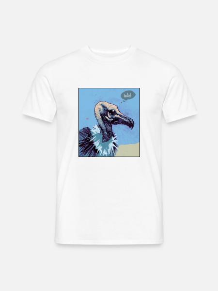 Geier in der Wüste - Männer T-Shirt - Weiß