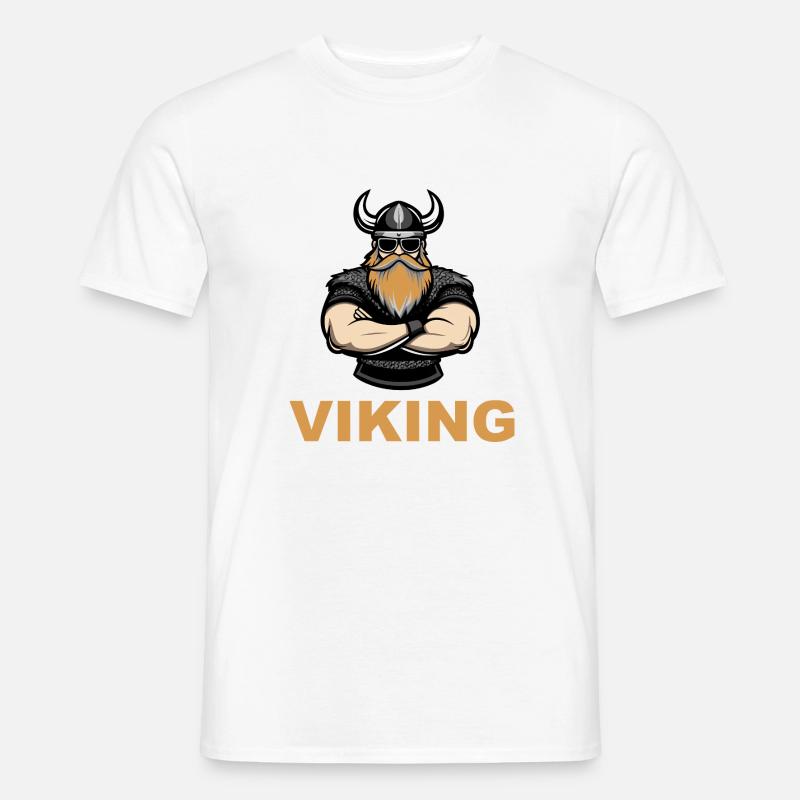 wikinger warrior 1 - Männer T-Shirt - Weiß